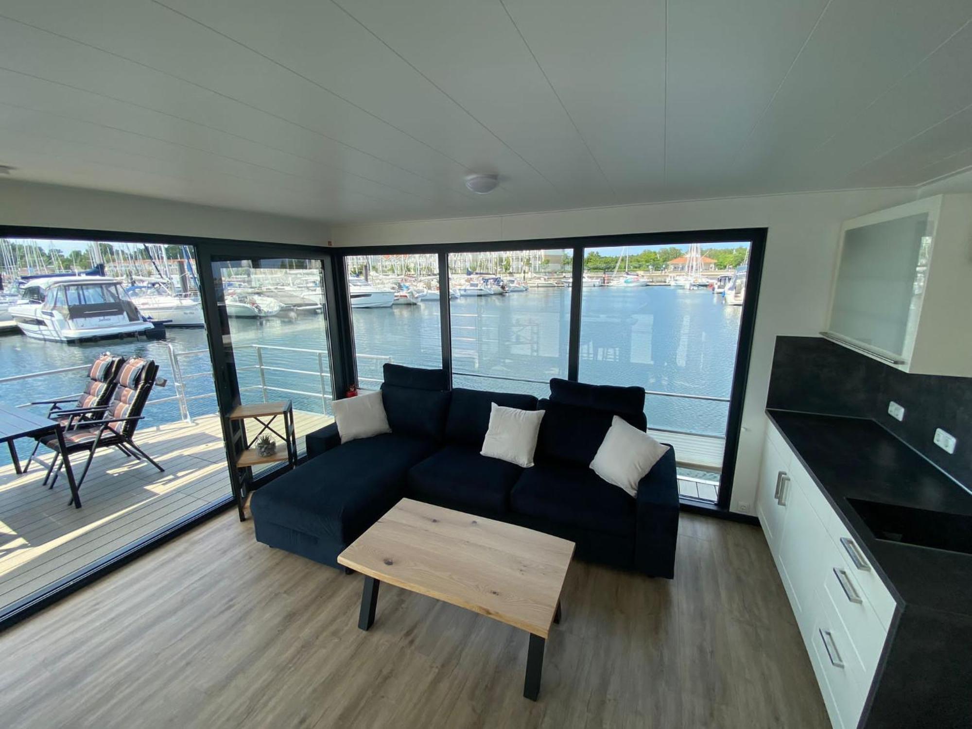 Urlaub Auf Dem Wasser Mit Einmaligen Ausblick - Well Hausboote Boltenhagen 10 Экстерьер фото